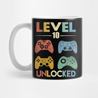 Level 10 Video 10th Birthday Mug